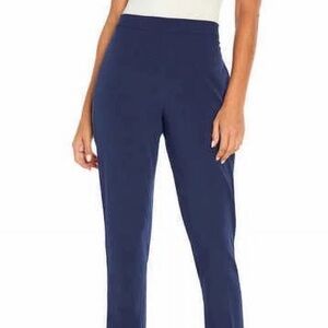 Banana Republic Ladies' Pull-On Pant Navy Blue Size 14 Elastic in the Back